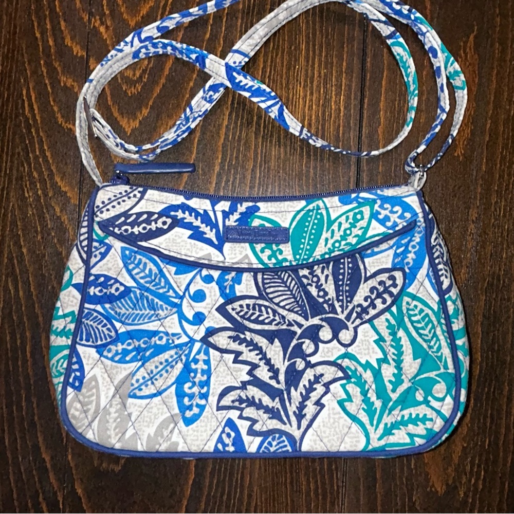 Vera Bradley Blue and Green Floral Bag